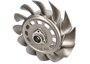Ventilateur / turbine d'alternateur