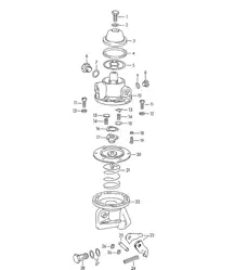Pièces détachées pour pompe à essence (616. 08.401) 356, 356A 1950-1959