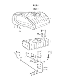 Kraftstofftank 356, 356A 1950-1959