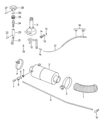Alimentation en air de chauffage 356, 356A 1950-1959