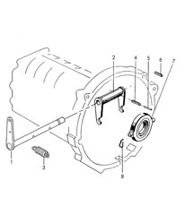 Desembrague - G 25 001 >> (Modelo: 716/0/1/2/3, 716/4/5) 356, 356A 1950-1959