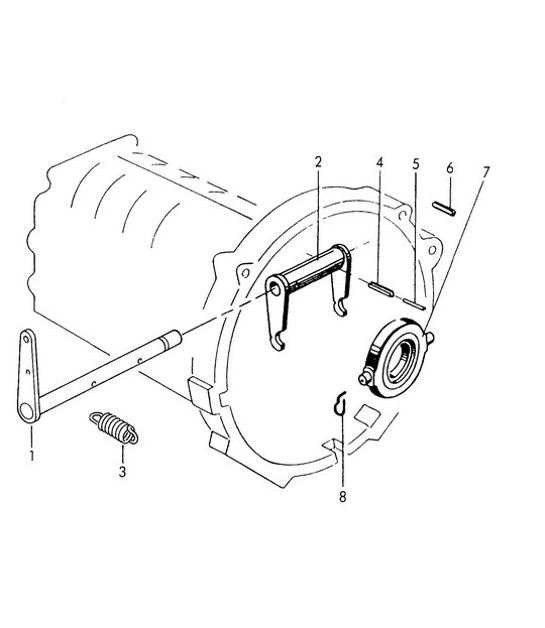 Diagram 301-025 Porsche 996 C2 3.4L 1997-08/01 Transmission