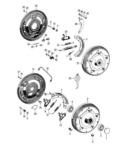 Diagram 602-000 Porsche Cayenne 3.6L 2007>> Wheels, Brakes