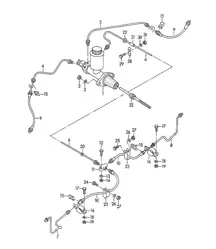 Hauptbremszylinder / und Bremsleitungen 356, 356A 1950-1959