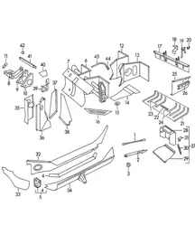 Châssis / Pièces détachées 356 1950-1955