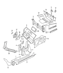 Châssis / Pièces détachées 356A 1955-1959