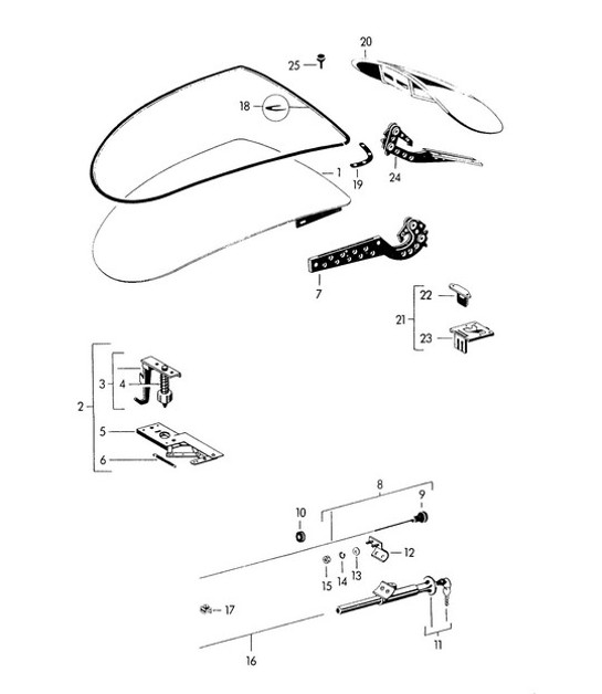 Diagram 803-000 Porsche Macan Turbo 2.9L V6 440马力 