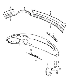 Cruscotto (Modello: SPEEDSTER) 356 / 356A 1950-1959