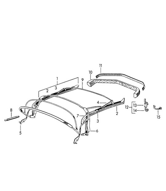 Diagram 811-000 Porsche Cayman 987C/981C (2005-2016) Body