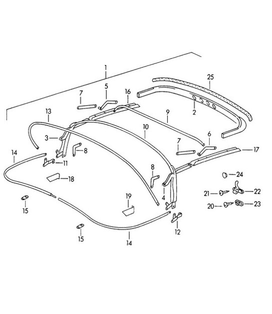 Diagram 811-020 Porsche Cayman 718C (982C) 2017>> Body