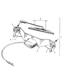Ruitenwissersysteem (Model: 356 SPEEDSTER) 356 1950-55