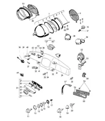 Faro / Luci e interruttore 356 1950-1955