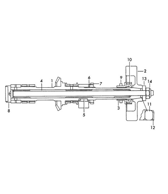 Diagram 103-030 Porsche Cayman GT4 3.8L 2015-16 Engine
