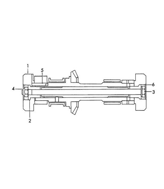 Diagram 103-040 Porsche Cayenne Turbo 4.5L 2003>> Engine