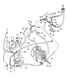 Motorschmierung (Modell: CARRERA, 587/1/2, 692/3/3A) 356B / 356C 1960-1965