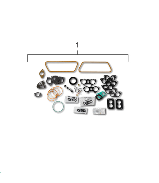 Diagram 198-000 Porsche 996 (911) (1997-2005) Engine