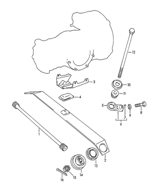 Diagram 502-000 Porsche 996 C4 3.4L 1997-08/01 Rear Axle