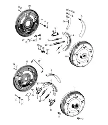 Bremse (Modell: 356 B, CARRERA, 1600 GT) 356B 1960-1965