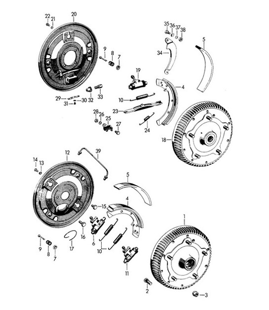 Diagram 602-000 Porsche Cayenne V6 3.6L Petrol 300Hp Wheels, Brakes