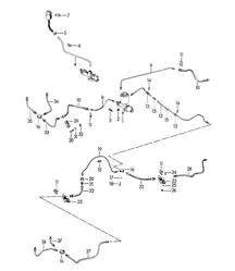 Bremsleitungen (Modell: 356 B/C CARRERA 2000) 356B / 356C >> 1963