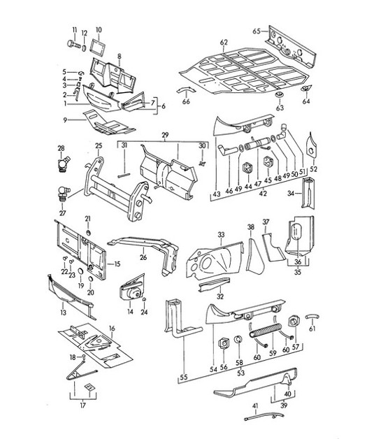 Diagram 801-010 Porsche 992 Carrera 2  3.0L 