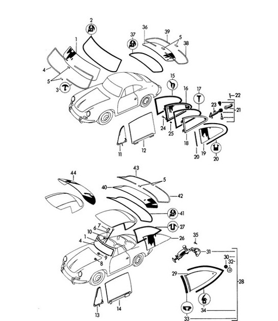 Diagram 805-000 Porsche Cayenne Coupe Turbo S E-Hybrid V8 4.0L 550Hp 