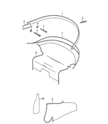 Linings / Interior equipment (Model: ROADSTER)  356B / 356C 1960-65
