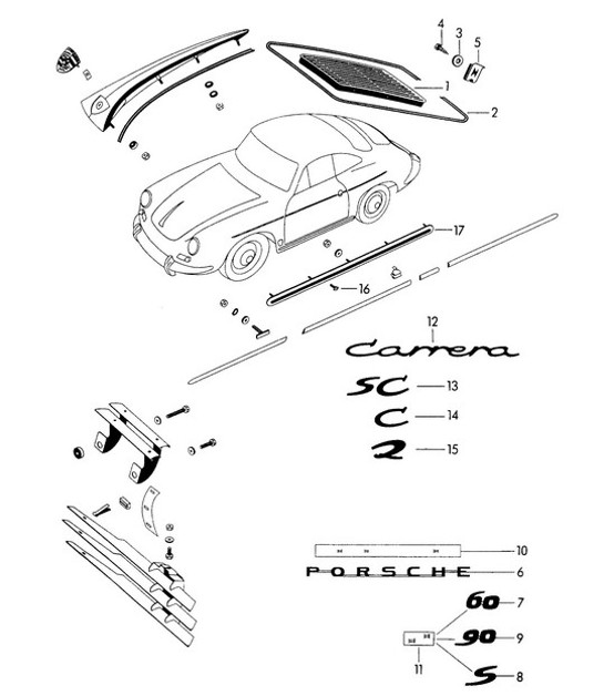 Diagram 810-005 Porsche Taycan (9J1) MK1 2020-2024 