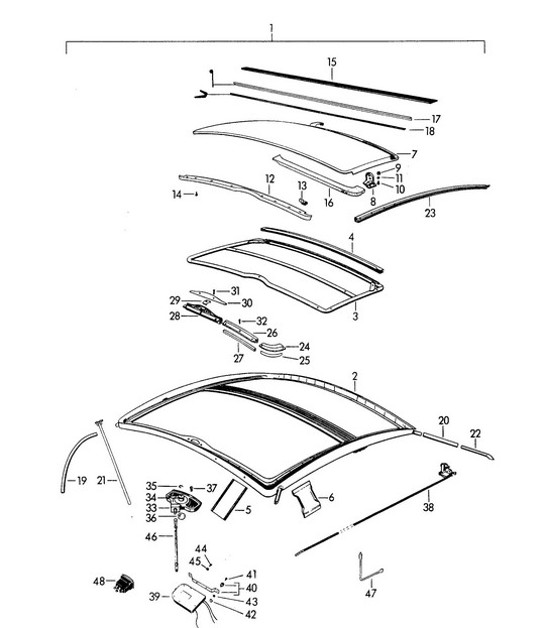 Diagram 811-005 Porsche Cayenne S 4.5L V8 2003>> Body