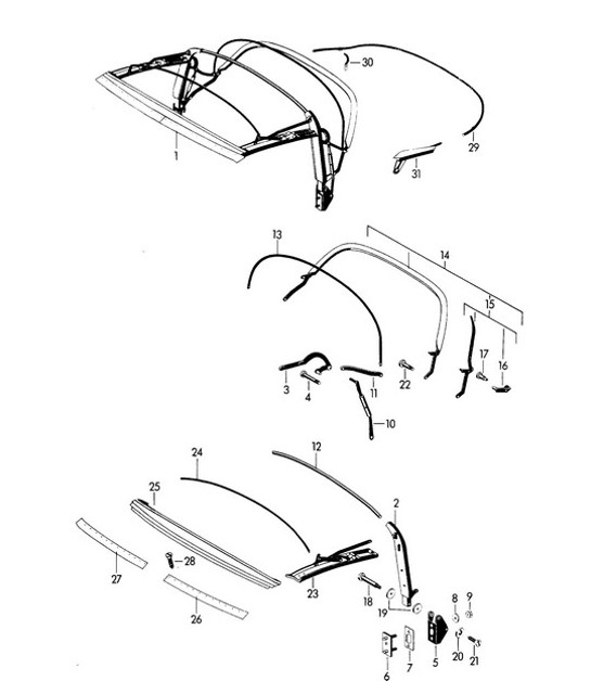 Diagram 811-015 Porsche Taycan (9J1) MK1 2020-2024 