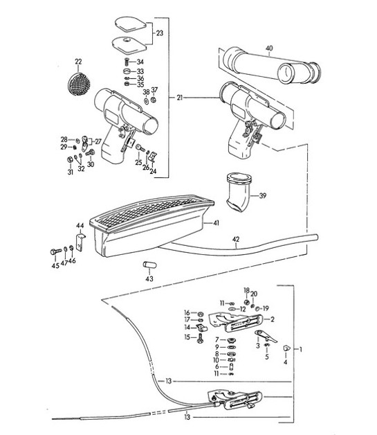 Diagram 813-000 Porsche Cayman 2.7L 987C 2006-08 Body