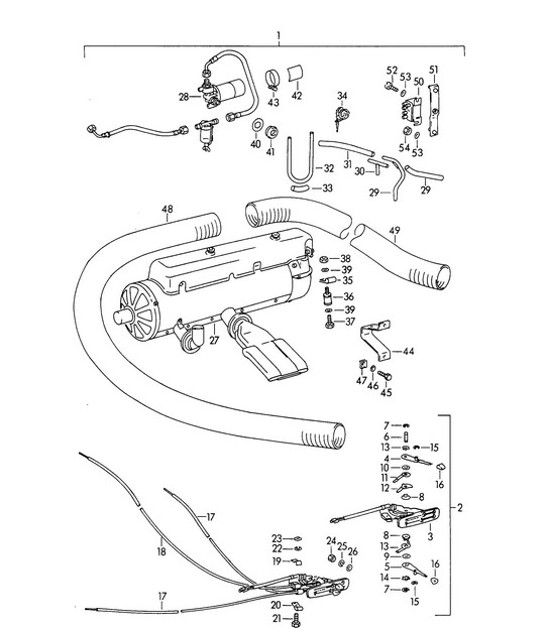 Diagram 813-015 Porsche 992 Carrera 2S Cabriolet 3.0L 