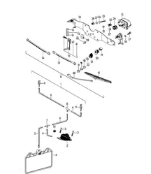 Sistema lavavetri / Sistema tergicristallo (Modello: ROADSTER) 356 B-T5 1960-65