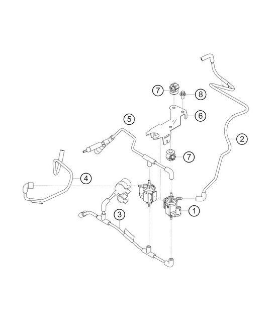 Diagram 1.1-21 Porsche Cayman 2.9L 987C MKII 2009-12 Engine