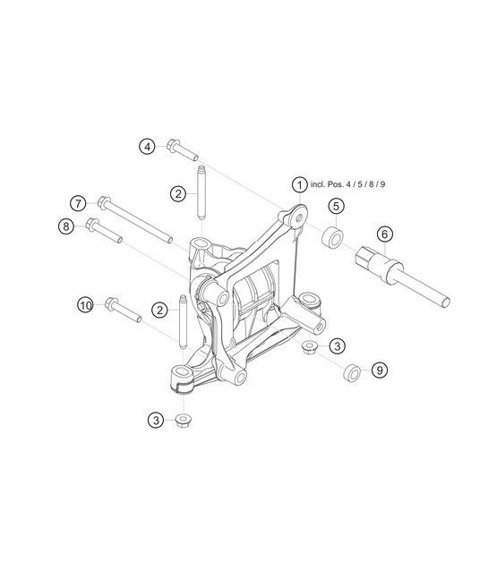 Diagram 1.1-24 Porsche Cayman 2.7L 987C 2006-08 Engine