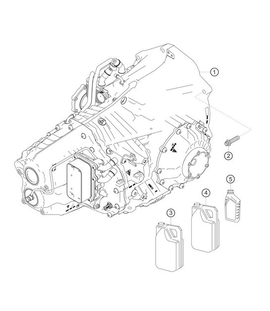 Diagram 3.3-01 Porsche 968 CS 3.0L 1993-95 Transmission