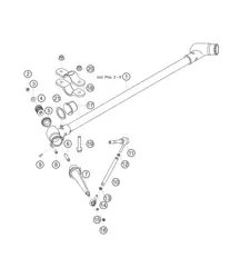 Barre anti-roulis avant 718 Cayman GT4 RS Clubsport 2020-2024
