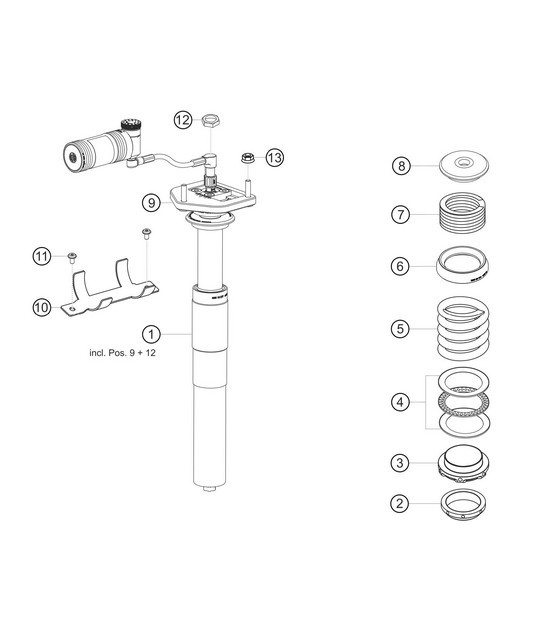 Diagram 4.4-04 Porsche 991 (911) MK2 2016-2019 Front Axle, Steering 