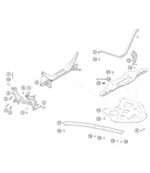 Hinterachsträger 718 Cayman GT4 RS Clubsport 2020-2024