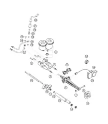 Maître-cylindre de frein 718 Cayman GT4 RS Clubsport 2020-2024