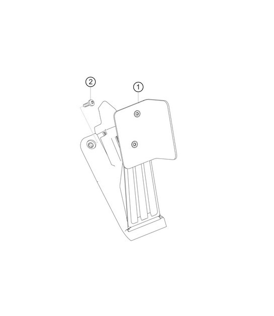 Diagram 7.7-03 Porsche Cayenne S 4.5L V8 2003>> Hand Lever System, Pedal Cluster 