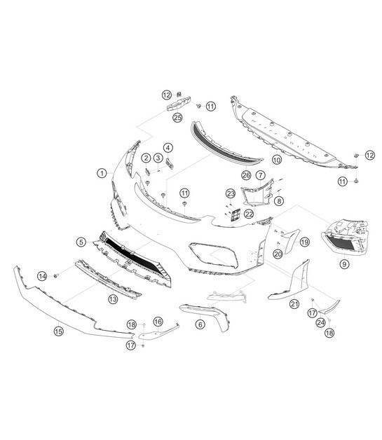 Diagram 8.8-13 Porsche Cayman 987C/981C (2005-2016) Body