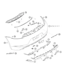 Revêtement arrière 718 Cayman GT4 RS Clubsport 2020-2024