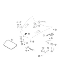 Frontabdeckung 718 Cayman GT4 RS Clubsport 2020-2024