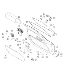 Türen 718 Cayman GT4 RS Clubsport 2020-2024