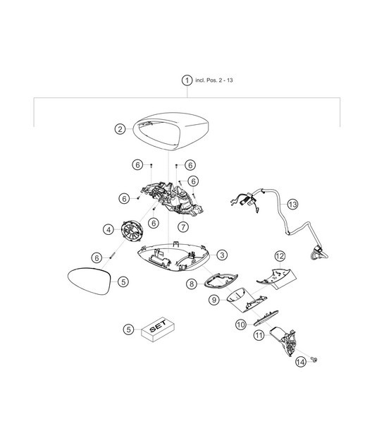 Diagram 8.8-22 Porsche Cayman 2.7L 987C 2006-08 Body