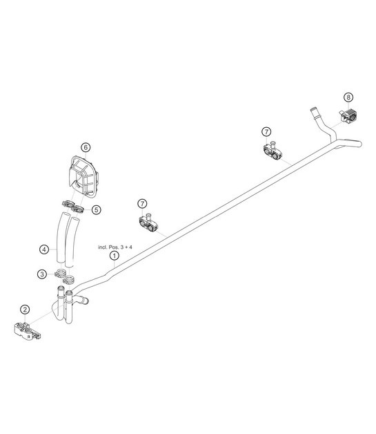 Diagram 8.8-29 Porsche Cayenne 9PA (955) 2003-2006 Body