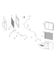 Kältemittelkreislauf vorne 718 Cayman GT4 RS Clubsport 2020-2024