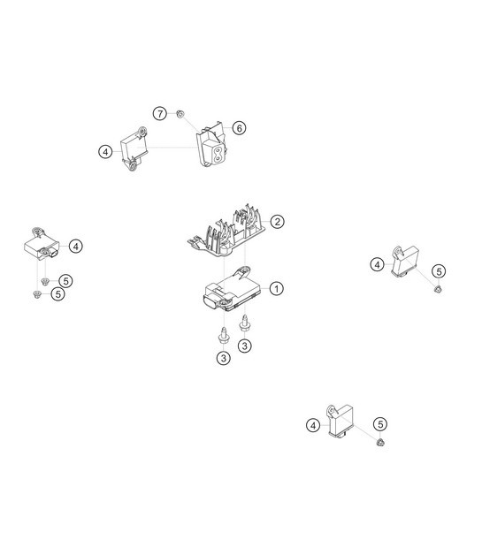 Diagram 9.9-11 Porsche Cayman 2.7L 987C 2006-08 Electrical equipment
