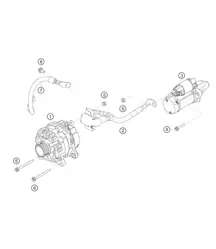 Generatore/Avviamento 718 Cayman GT4 RS Clubsport 2020-2024